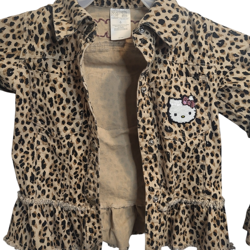 Hello Kitty Leopard Print Jacket - Picture 5 of 9